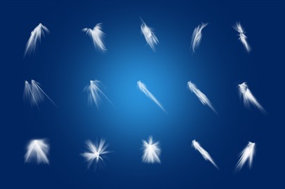 87 Photoshop Brushes - Fireworks, Clouds, Light