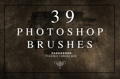 Vintage Collection - 39 Photoshop Brushes