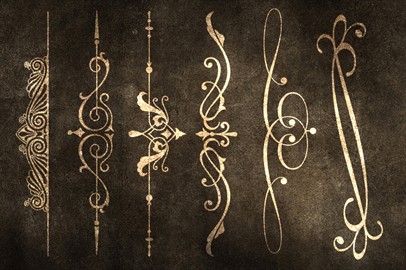 Vintage Collection - 39 Photoshop Brushes