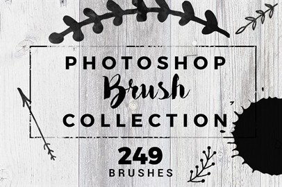Pack of 249 Photoshop Brushes