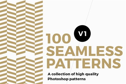 100 Seamless Photoshop Patterns - V1