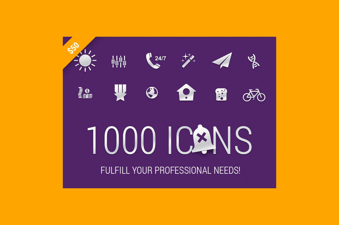 Fulfill Your Professional Needs! Download 1000 Icons