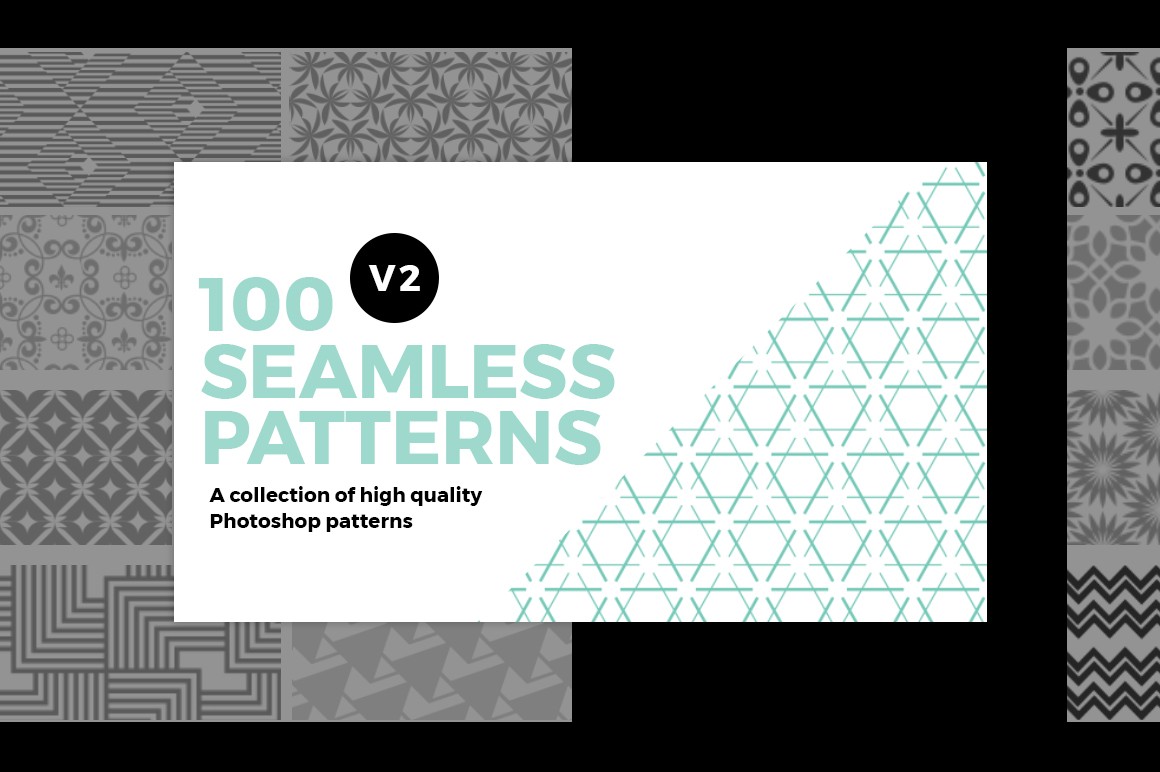 100 Seamless Photoshop Patterns - V2