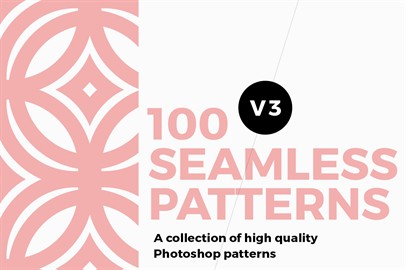 100 Seamless Photoshop Patterns - V3