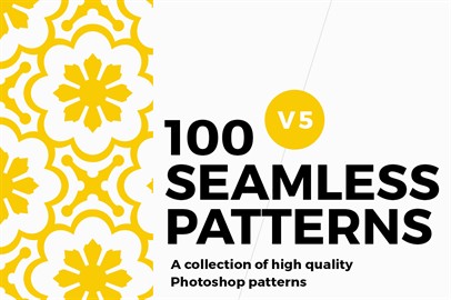 100 Seamless Photoshop Patterns - V5