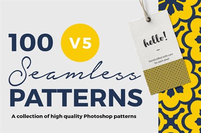 100 Seamless Photoshop Patterns - V5