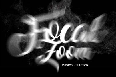 FOCAL ZOOM - Photoshop Action