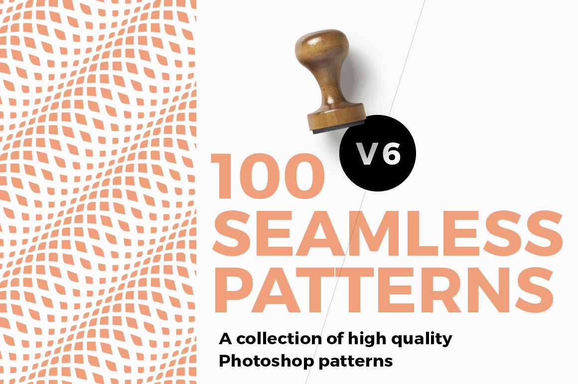 100 Seamless Photoshop Patterns - V6