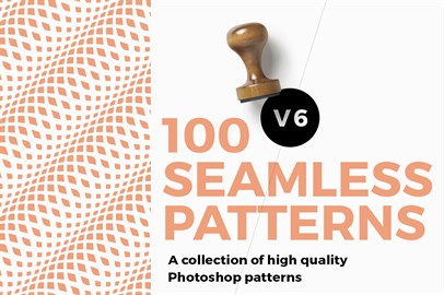 100 Seamless Photoshop Patterns - V6