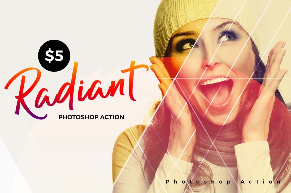 Radiant Photoshop Action