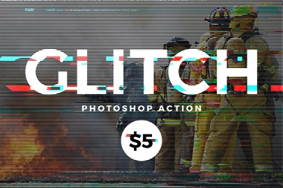 Glitch Effects - Photoshop Action