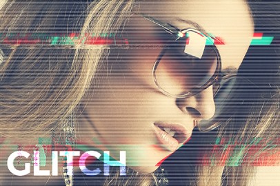 Glitch Effects - Photoshop Action