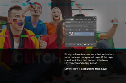 Glitch Effects - Photoshop Action