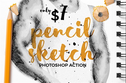 Pencil Sketch - Photoshop Action