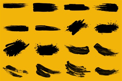 Brush Strokes - 321 Photoshop Brushes