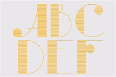 Modern And Antique Typeface