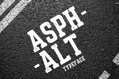 Asphalt Typeface