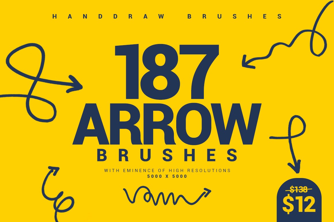 187 Arrow Brushes 