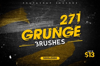 271 Grunge Brushes