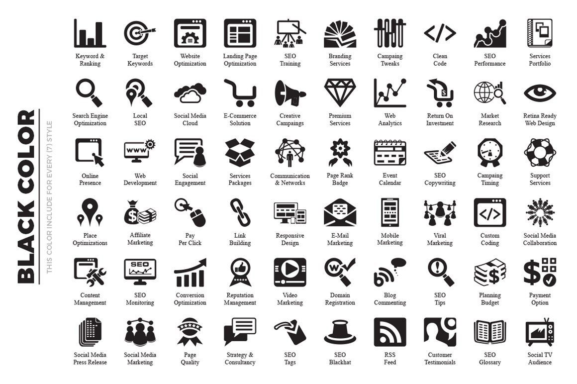 SEO Icon Set